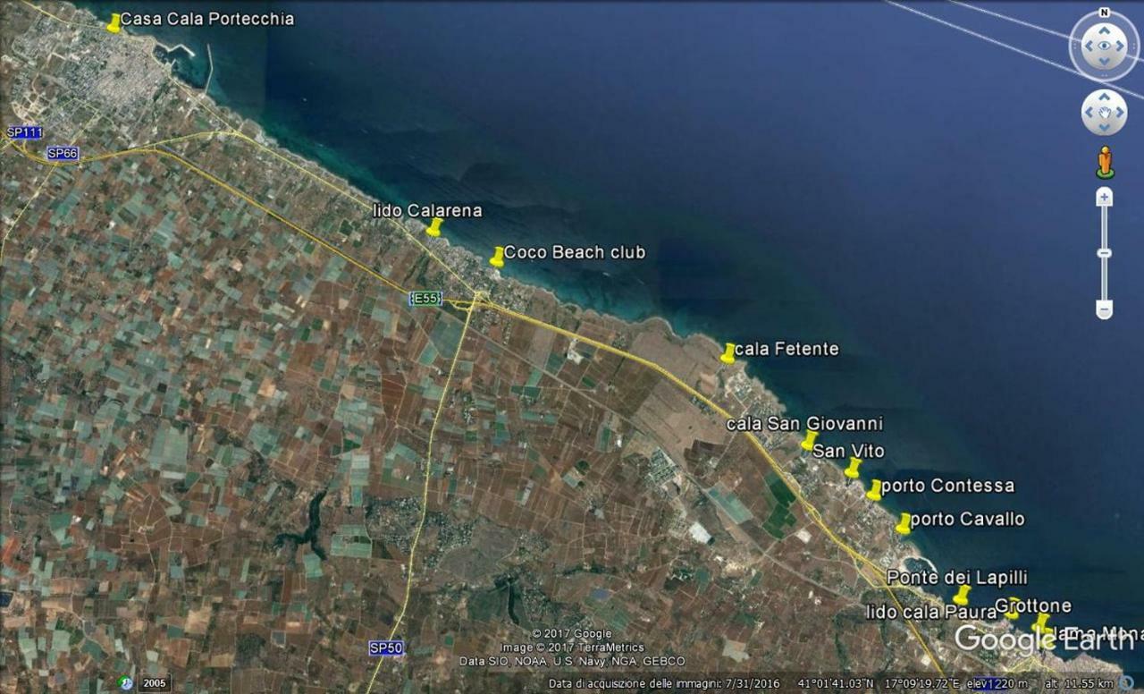 Casa Cala Portecchia Mola di Bari Extérieur photo